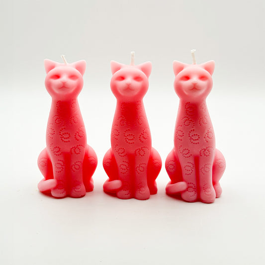 Three Distinguished Kittens Candles