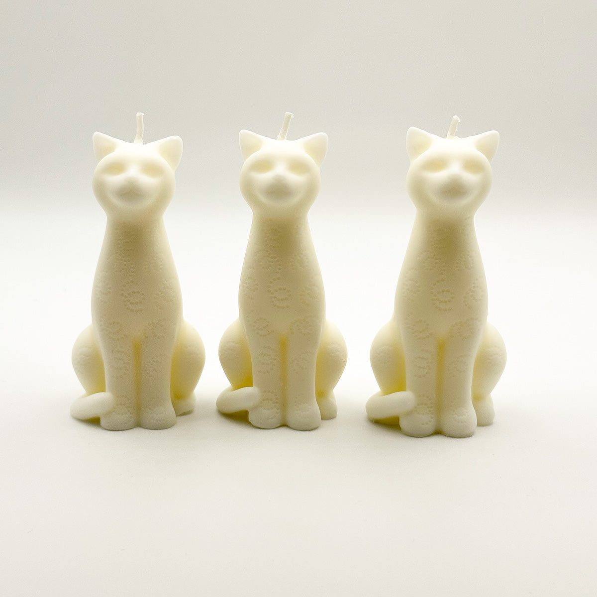 Three Distinguished Kittens Candles