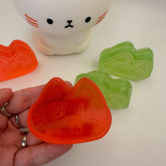 Kitty Glycerin Soap – Starfruit, Kiwi & Peach