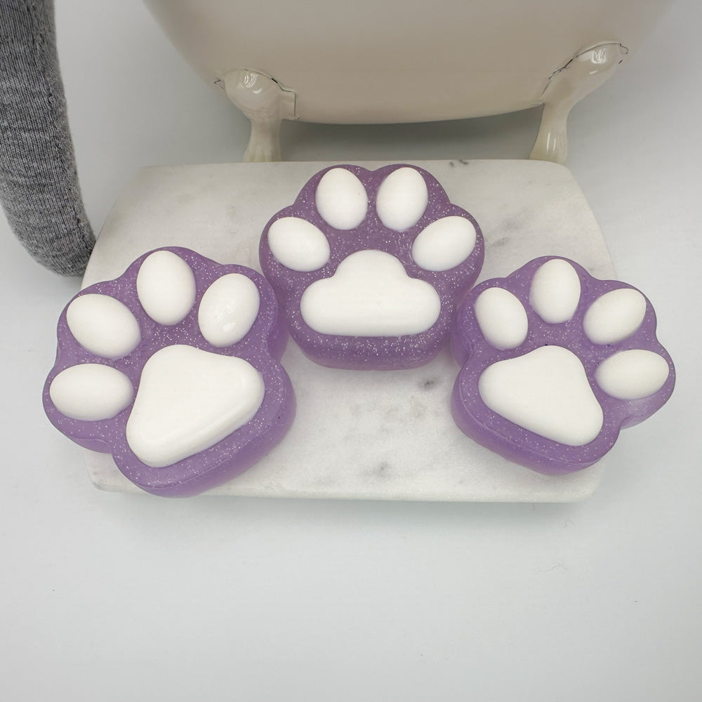 Cat Lovers Glitter Paws – Handmade & Purrfectly Scented Glycerin