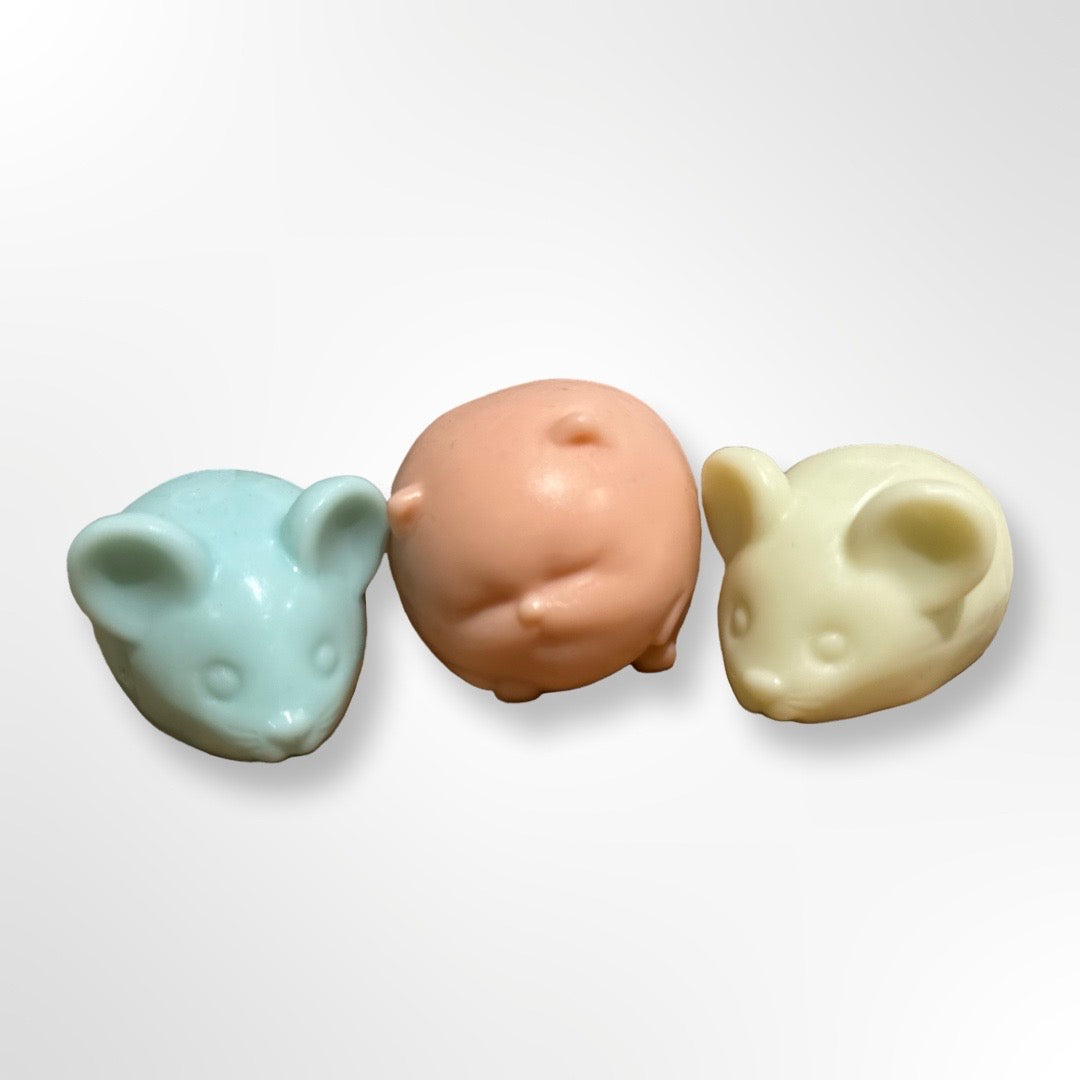 🐱🐭 Chonky Cat & Two Mice – Paw-Made Shea Butter Soaps