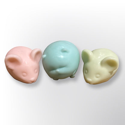 🐱🐭 Chonky Cat & Two Mice – Paw-Made Shea Butter Soaps